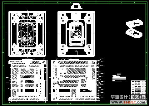 PDA后盖塑料模具设计(CAD+Proe)