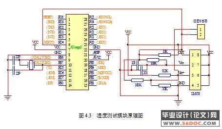 具有温度补偿的湿度测试模块的设计(AVR单片机)
