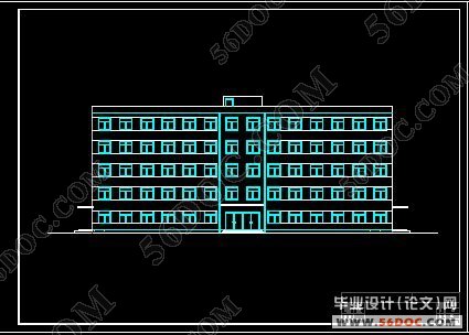 五层框架结构大学教学楼设计(www.wenku168.com)