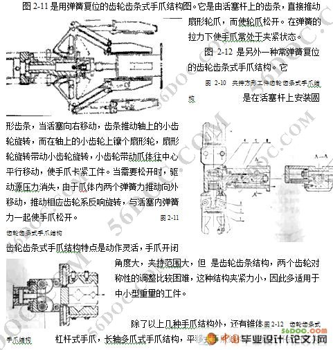 自动上下料机械手的设计(液压驱动)