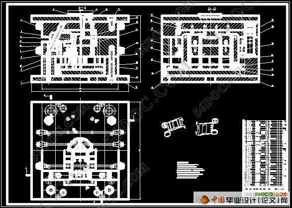 原子钟表盖注塑模具设计(CAD+Proe三维造型)