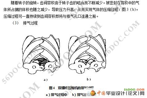 喷油双螺杆空气压缩机的设计