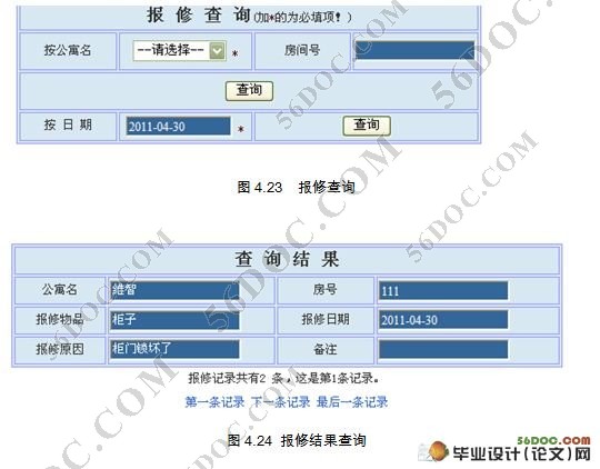 学院公寓(宿舍)管理系统的设计(MySQL)