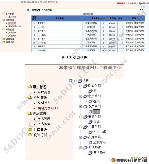 海来福家具商品交易购物网站的设计(JSP,MySQL)