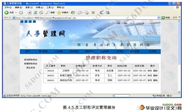 软通动力公司人事管理系统的设计(SQL2000)