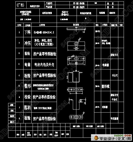 轴架冲压工艺及模具的设计