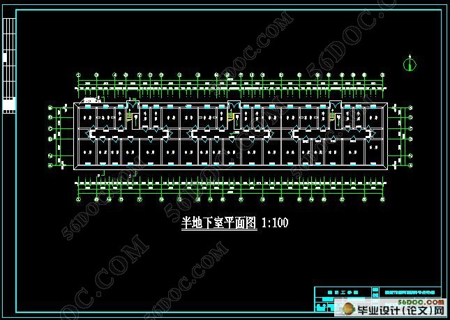 六层3500平米砖混住宅楼设计(建筑图,结构图和平面图)