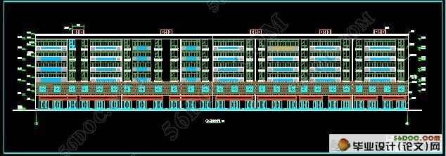 六层6800平米商住楼建筑结构设计(含CAD建筑图,结构图)