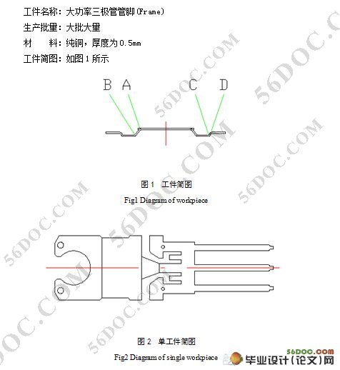 三极管管脚多工位级进模设计(含cad零件图和装配图)