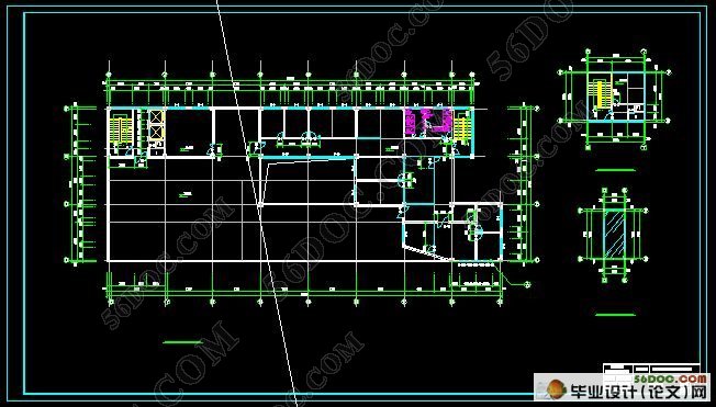 房地产公司综合楼(L形,一层底商)建筑结构设计