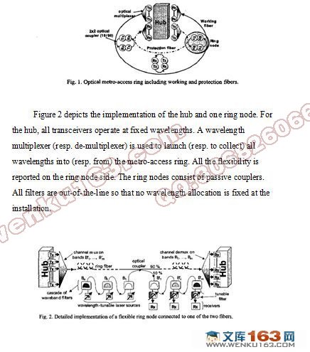 城域光接入环具有灵活的色彩管理外文翻译