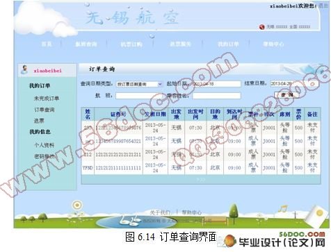 基于.NET的航空订票系统设计与开发