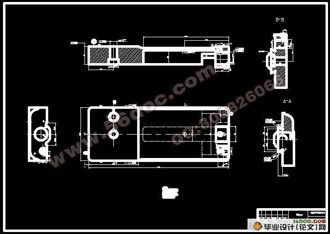 车床小刀架机械加工工艺及镗孔夹具设计