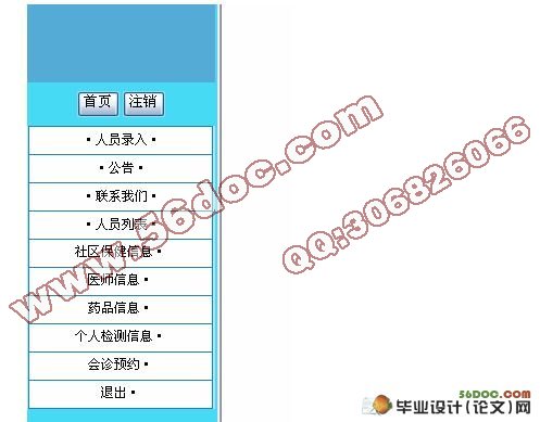 社区医疗保健监控系统的设计(VS2005,SQL2005)