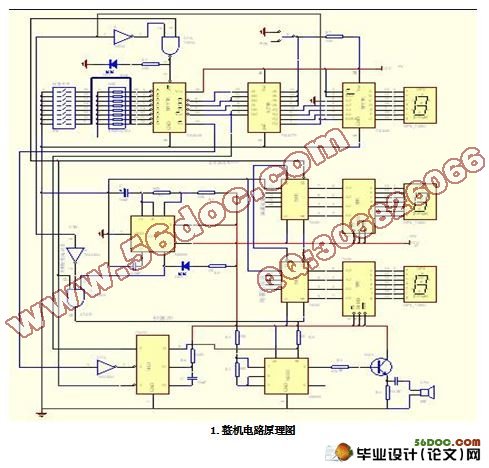 八路数字抢答器毕业设计
