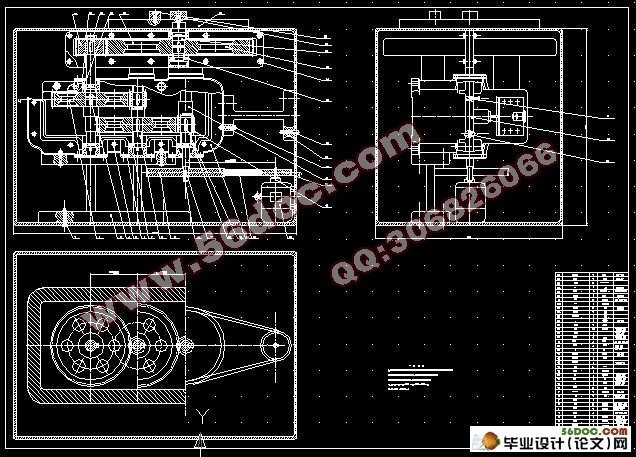 钢筋弯曲机的结构及其仿真设计(CAD+UG三维建模)