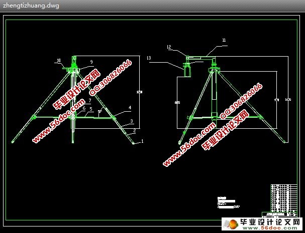 表面粗糙度的激光检测系统设计(CAD,proe三维,电路图)