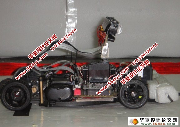 基于激光传感器的智能车系统设计(单驱动寻白线)(CAD,程序,电路图)