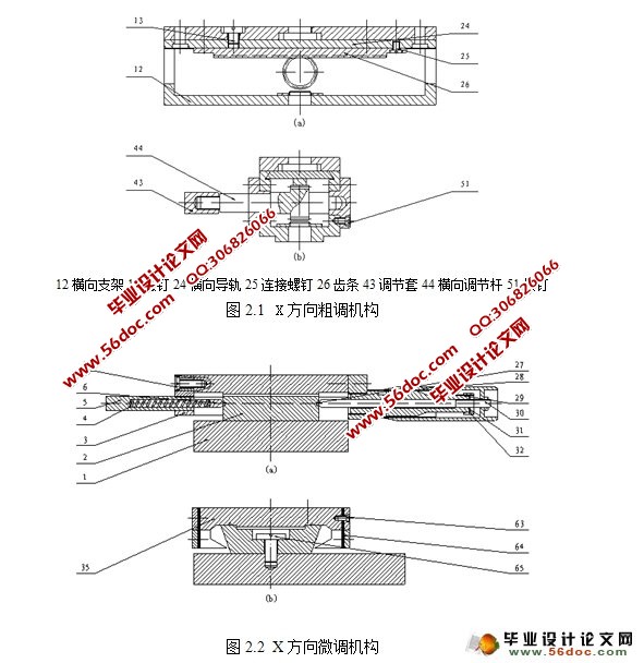 现代工业超精密结构设计(含CAD零件图装配图)
