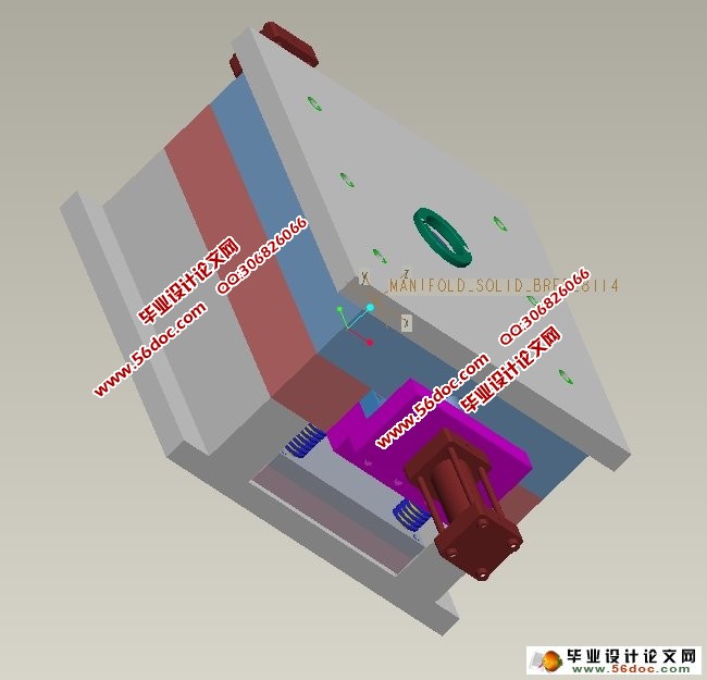 遥控器盒盖的塑料模具设计(含CAD图,Proe三维图)