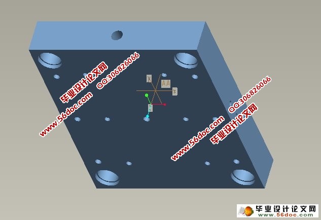 遥控器盒盖的塑料模具设计(含CAD图,Proe三维图)