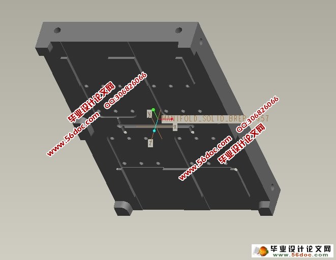 遥控器盒盖的塑料模具设计(含CAD图,Proe三维图)