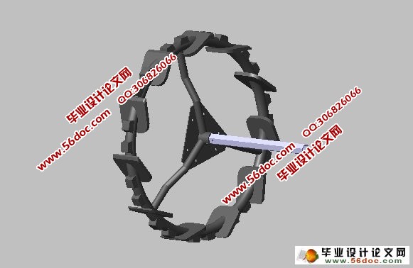 土豆灭茬机的设计(CATIA三维图)