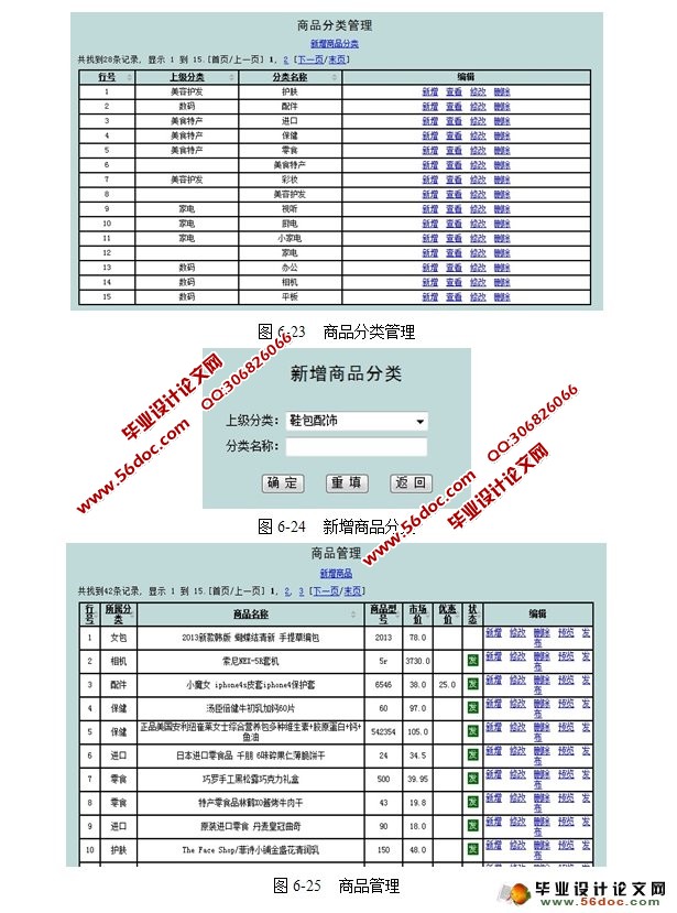 电子商务购物网站商城的设计与实现(JSP,MySQL)
