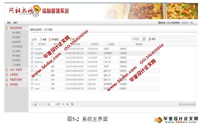 基于WEB的餐饮管理系统的设计与实现(JSP,MySQL)
