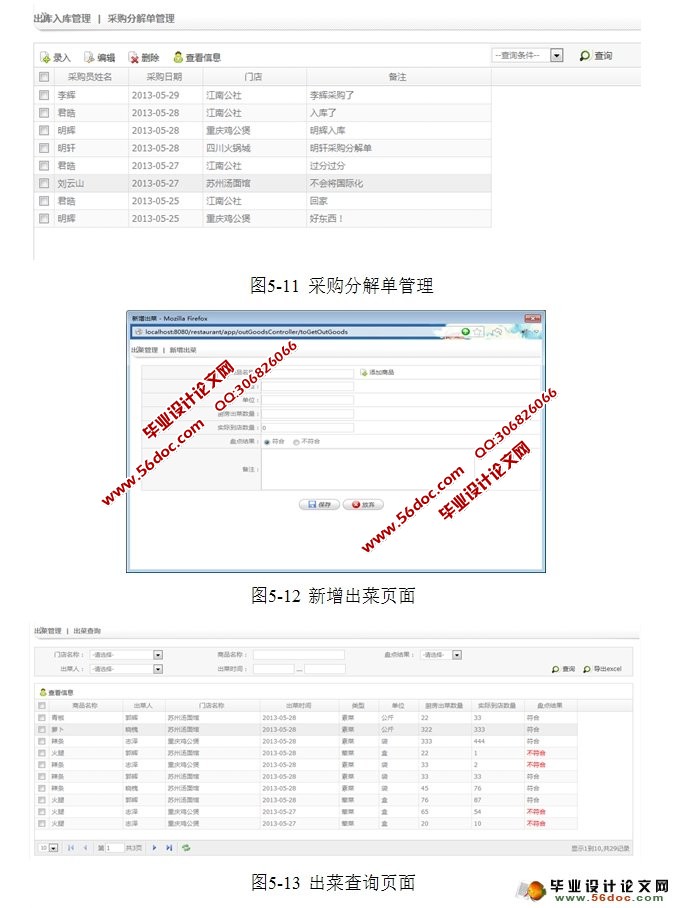 基于WEB的餐饮管理系统的设计与实现(JSP,MySQL)