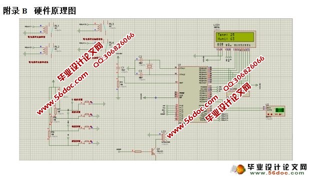 大棚温湿度自动控制系统设计与仿真(附硬件原理图,程序)