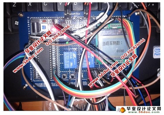 基于单片机的停车场计数系统设计(附实物图,电路原理图,程序)
