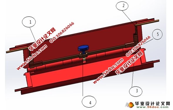 圆梳机中副夹板装置设计(含SolidWorks三维图)
