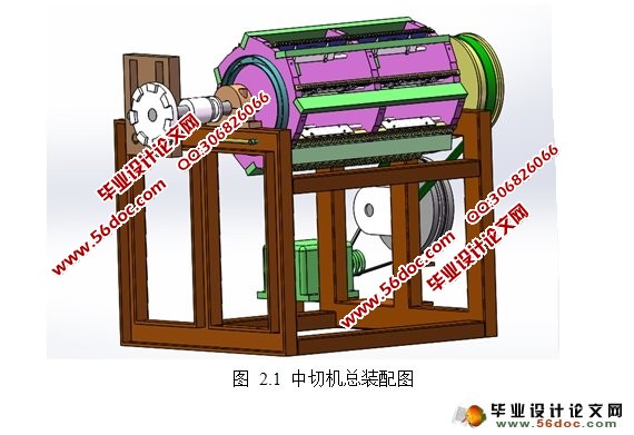 圆梳机中副夹板装置设计(含SolidWorks三维图)