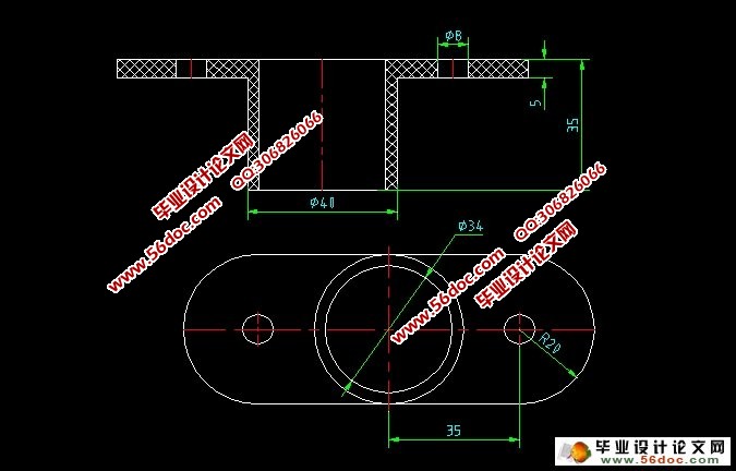 对称塑料套管注塑模具设计(含CAD零件图装配图)