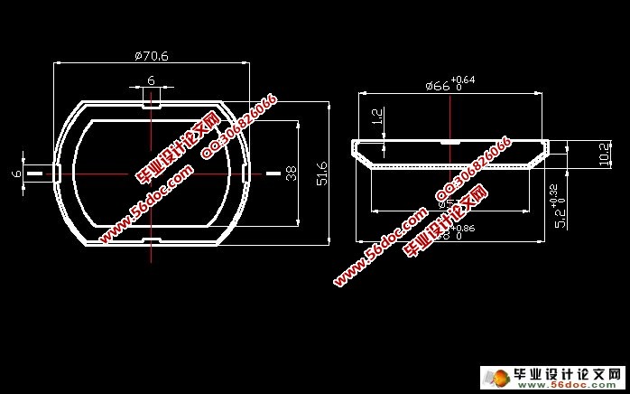 化妆盒盖(塑料盒盖)塑料成型工艺及模具设计(含CAD图)
