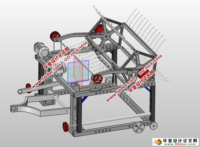 组合式棉秆收获机的设计(农业机械)(含CAD图,SolidWorks三维)