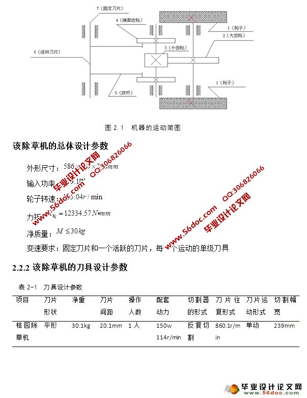 桔园除草机的设计(农业机械)(含CAD零件装配图)