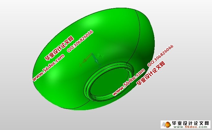 快餐塑料碗注塑模具设计与制造(含CAD图,UG三维图)
