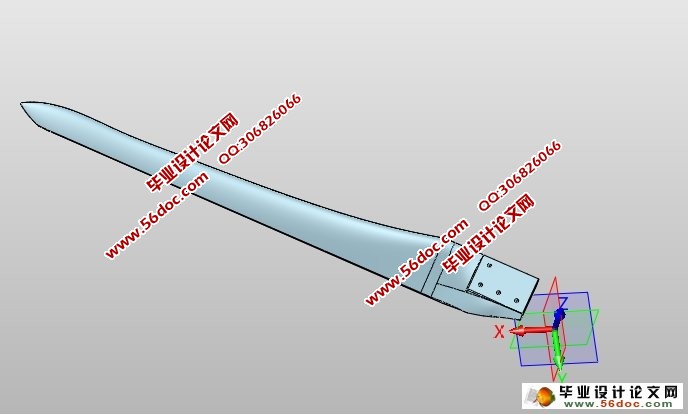 Glauert法的风力机叶片设计(含CAD图,PROE三维图)