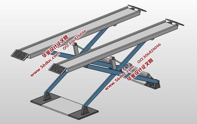 四轮定位举升机液压控制系统设计(含CAD图,SolidWorks三维)