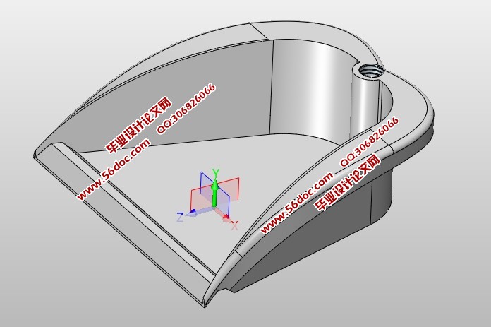 塑料簸箕模具设计(含CAD零件装配图,SolidWorks三维造型)