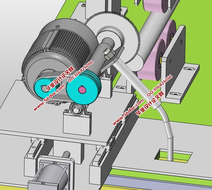 棒料切割机的设计(含CAD零件装配图,SolidWorks三维造型)