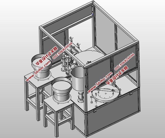 瓶盖自动封装系统的设计(含CAD零件装配图,SolidWorks三维造型)