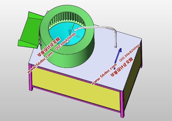 土豆去皮机的设计(含CAD零件装配图,SolidWorks三维造型)