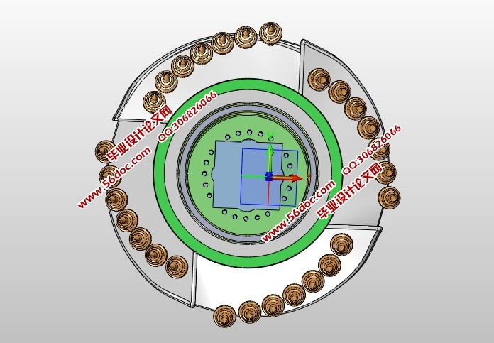 采煤机滚筒的设计(含CAD零件装配图,SolidWorks三维图)