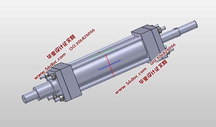 发动机活塞缸液压夹紧装置(含CAD零件装配图,SolidWorks三维图)