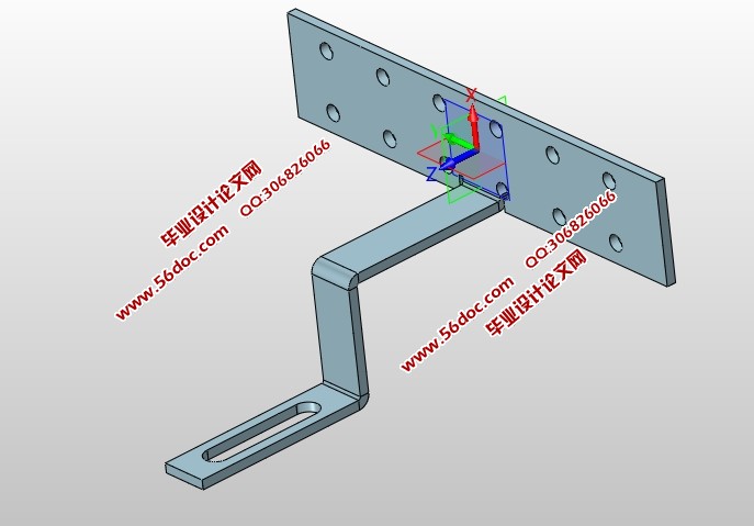 监控器吊支架冲压模具设计(含CAD图,SolidWorks三维图)