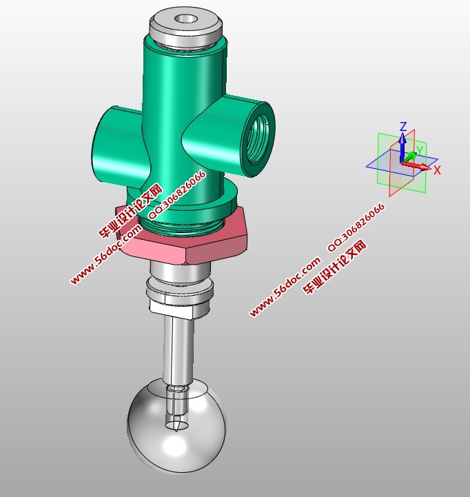 手动气阀机械加工工艺规程及编程(含CAD图,SolidWorks,IGS三维图)