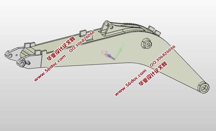 挖掘机动臂焊接工艺分析(含CAD图,SolidWorks,IGS三维图)